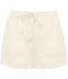SP723 Spasso Ladies Linen Shorts Ivory colour image